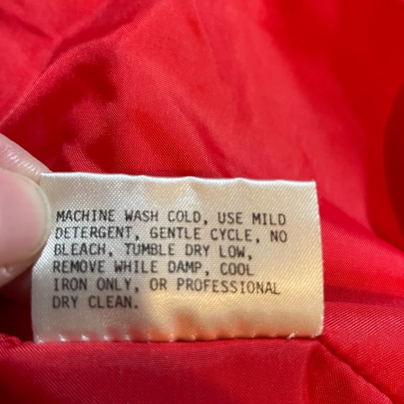 VTG Ossi Skiwear red bib ski pants w/ suspenders men’s sz L *NWT* - Picture 13 of 16